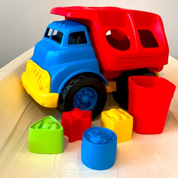 Green Toys Disney Baby: Mickey Mouse & Friends Shape Sorter Dump Truck - Picture 1 of 7